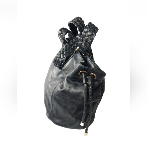 Michael Kors Woodside Large Satchel Leather Handbag  Black - Picture 5 of 8